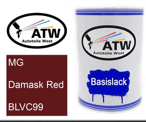 MG, Damask Red, BLVC99: 500ml Lackdose, von ATW Autoteile West.